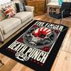 Inspired by Five Finger Death Punch Rug Floor Mat for Living Room or Bedroom Soft and Comfortable Carpet a Gift for Birthday and Holiday.