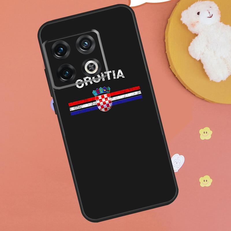 Croatia Flag Case For OnePlus 13R 12R 10R 13T 15 13 12 11 10T 8T Nord CE 4 3 2 Lite N20 N30 Nord 5 Funda