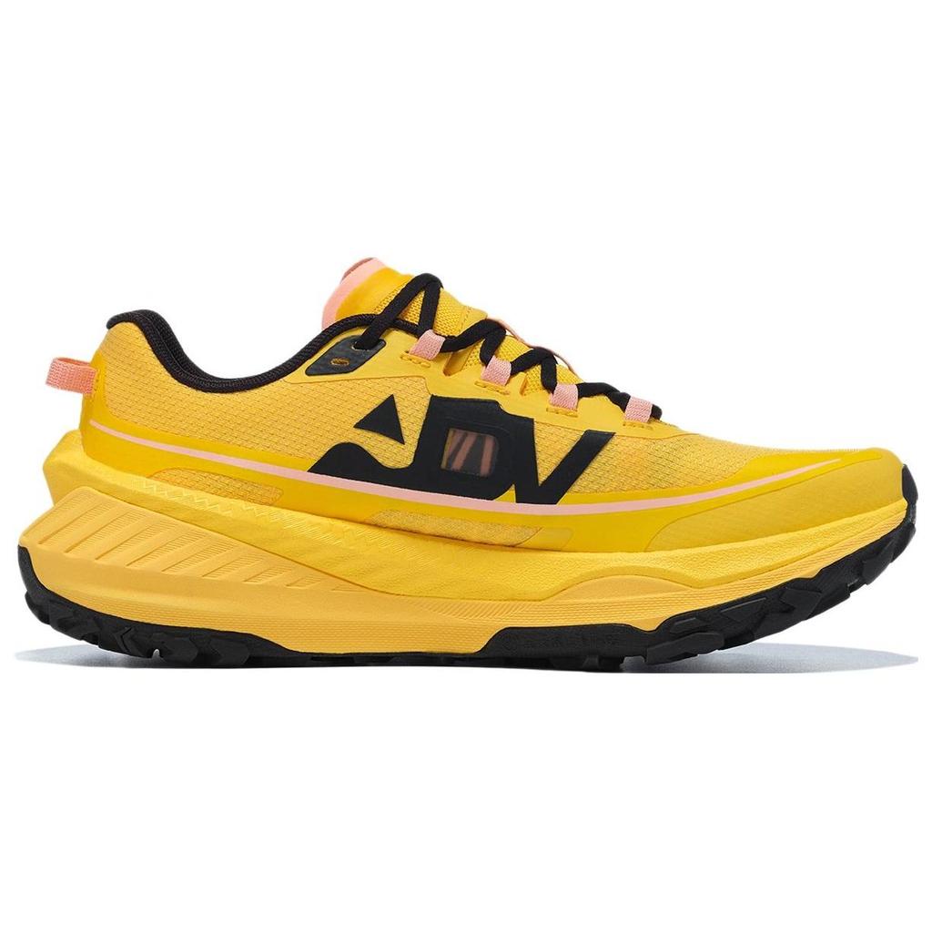 Li Ning Lu Comfortable Shock Absorption Non-Slip Wear-Resistant Low-Top Running Shoes Women Running Shoes Yellow ARNT004-1