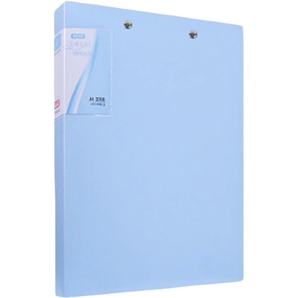 

100 Pages Ringless Binder A4 Document Folder Data File Organizer Stationery Supplies синий