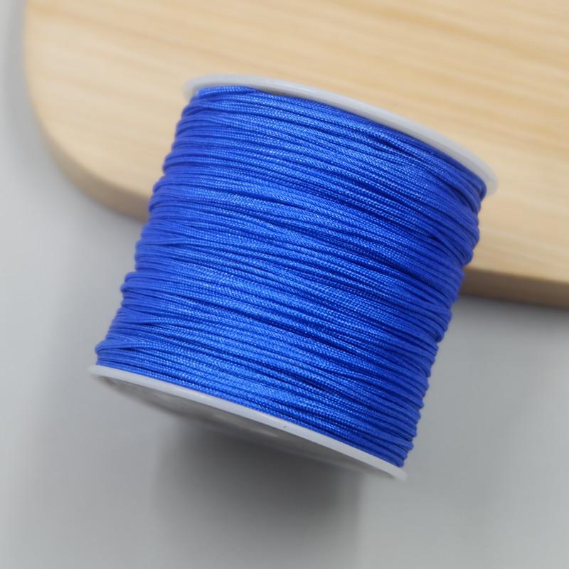 A Strand Of Blue Silk Braided Hair Bracelet A Jade Thread Diy Handwoven Bracelet Necklace Pendant Lanyard Hand Rope Red Rope