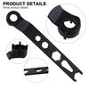 15.5cm Length Angle Grinder Wrench Four-claw Grinder Wrench Black Color