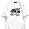 Arctic Monkeys Creativity Printed Cotton Tshirt Women Male Couple Manga Casual White T Shirt Oneck  Fashion Street Clothes