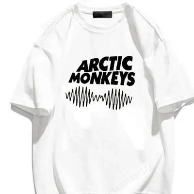 Arctic Monkeys Creativity Printed Cotton Tshirt Women Male Couple Manga Casual White T Shirt Oneck  Fashion Street Clothes