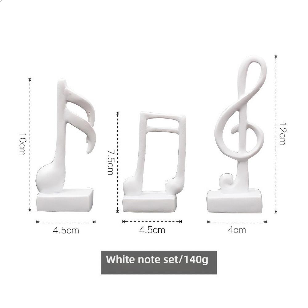 3 Pcs Mini Gold Leaf Note Resin Ornaments - Handmade Shooting Props for Photography, Tiny Desk Decor