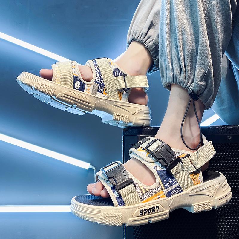 2025 Summer New Chinese Leisure Trend Personalized Men Sandals Factory Wholesale Low Price Shoes