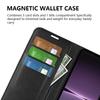 For Sony Xperia 1 V PU Leather Litchi Texture Phone Case Wallet Stand Flip Cover