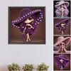 5D DIY Partial Special Shaped Drill Diamond Painting Kit Girl Decoration 30x30cm