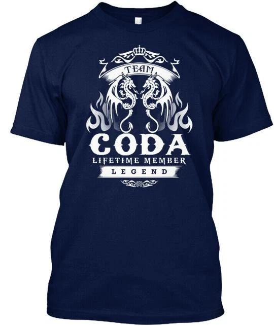 

Team Coda Lifetime Member Legend - TTshirt Made in the USA Size S to 5XL XL