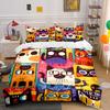 Colorful Cartoon Cat Faces. Bedding Sets Duvet Cover Sets Duvet Covers Pillowcases(1 * Duvet Cover 2 * Pillowcases Without Duvet Insert)
