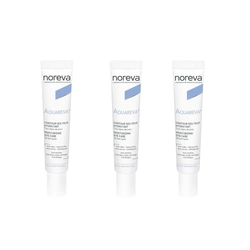

Noreva French Aquareva Moisturizing Relaxing Eye Contour Eye Cream 30ml x 3 bottles