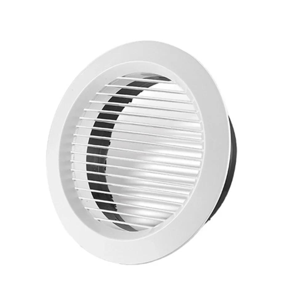 75-200mm Air Vent Exhaust Hood Round Ducting Ventilation Grilles Bathroom Waterproof Outlet Cooling Home Office Air Vent