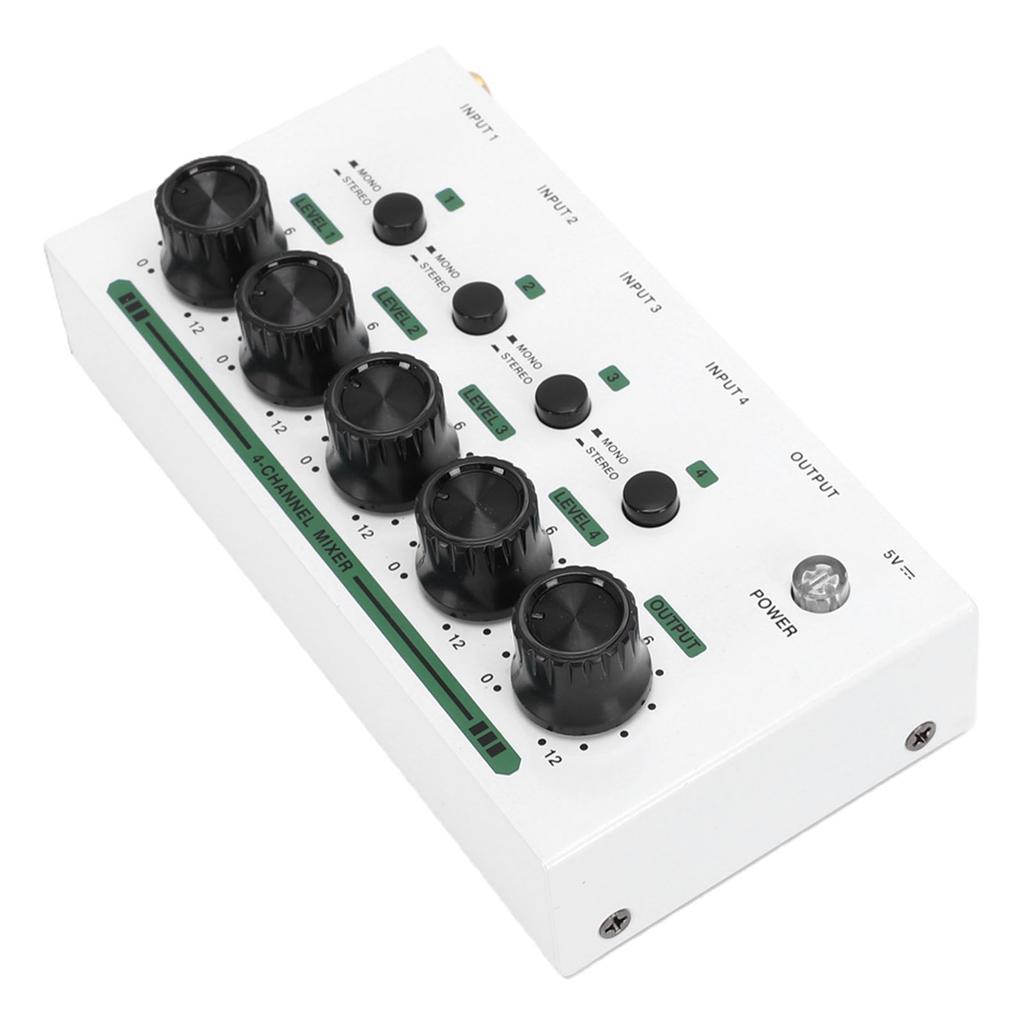 Stereo Headphone Amplifier 4 Channel Headphone Amplifier Splitter with 1 4 Inch Input Output for Studio Stage