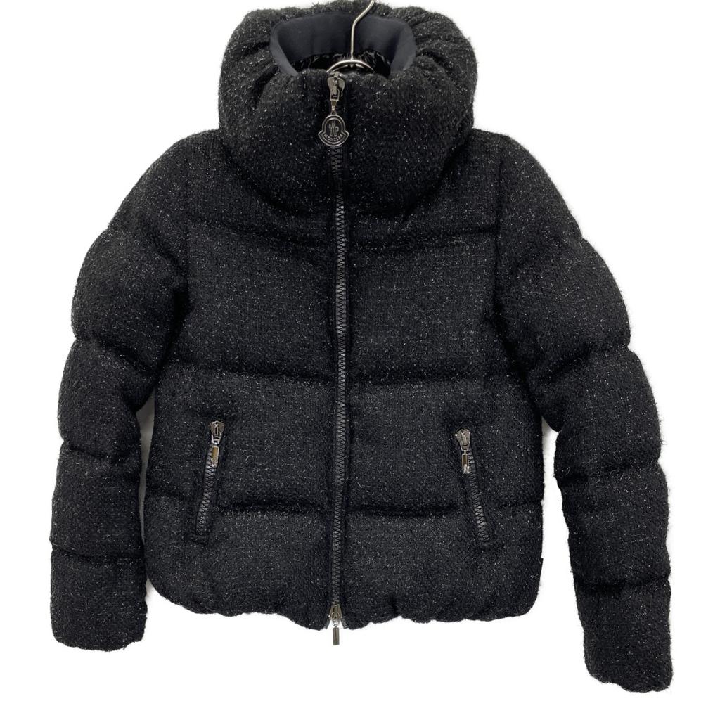 MONCLER Parallel RATEL Black Lamette Tweet Short Down Jacket Jacket 00 blackUsed