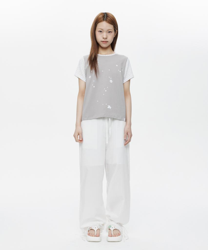 Ohesio Lace String Pants, White