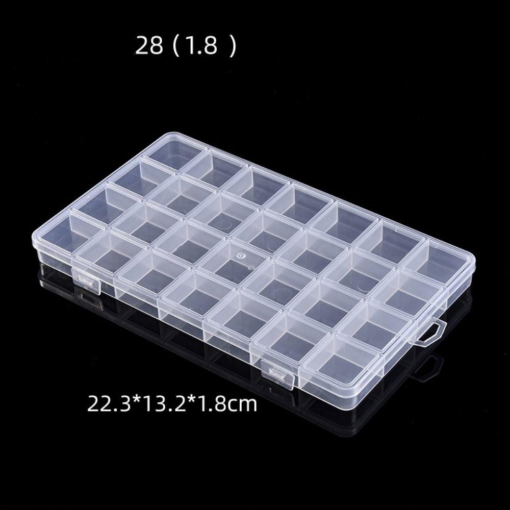PP Plastic Large-capacity Finishing Box Transparent Transparent Organizer Box Necklace