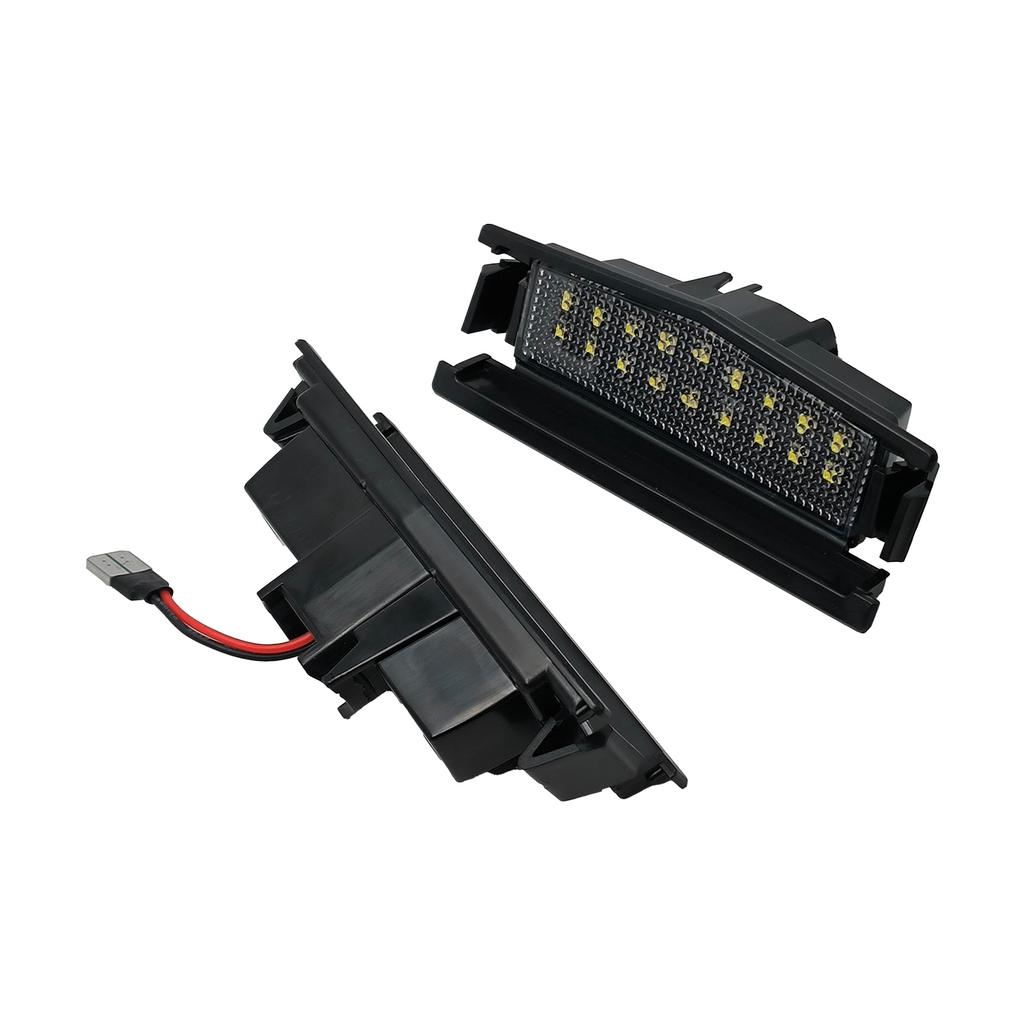 2PCS LED License Plate Lights 6000K For Mazda 2 2016 MX5 Miata 2016 white license plate light number plate lamp