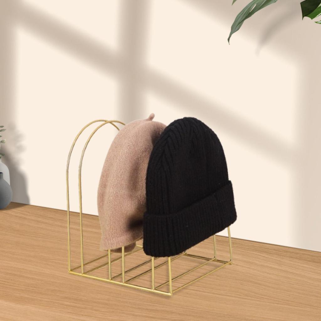 Tabletop Hat Holder Modern Woolen Hat Display Stand for Home Dresser Bedroom