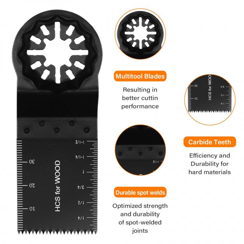 40-Piece Universal StarLock Oscillating Saw Blades for BOSCH, Fein, Makita