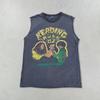 Black 80s vintage Large Vest