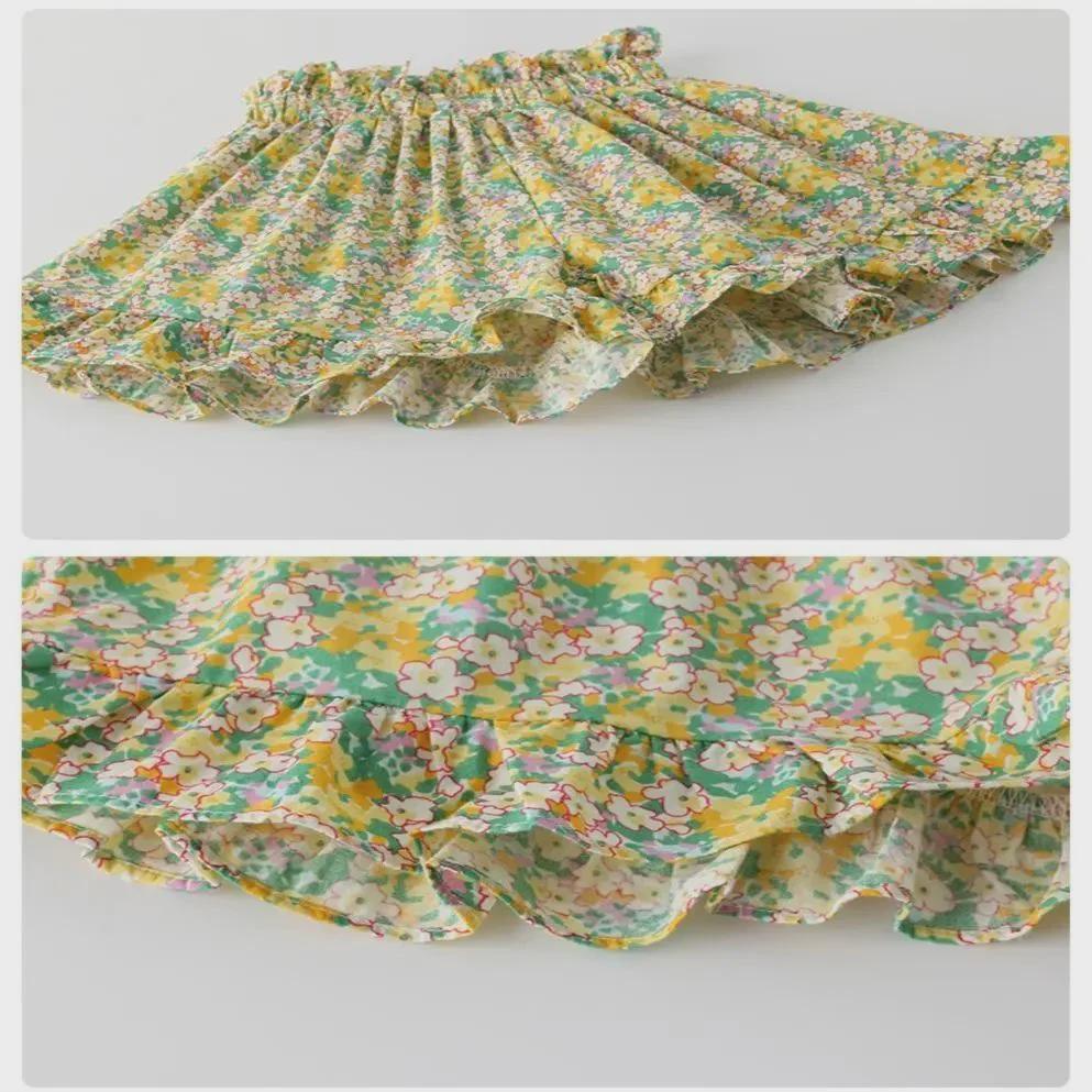 Pantaloni scurți florali de vară 2025 pentru fetițe - Design la modă, versatil, elegant