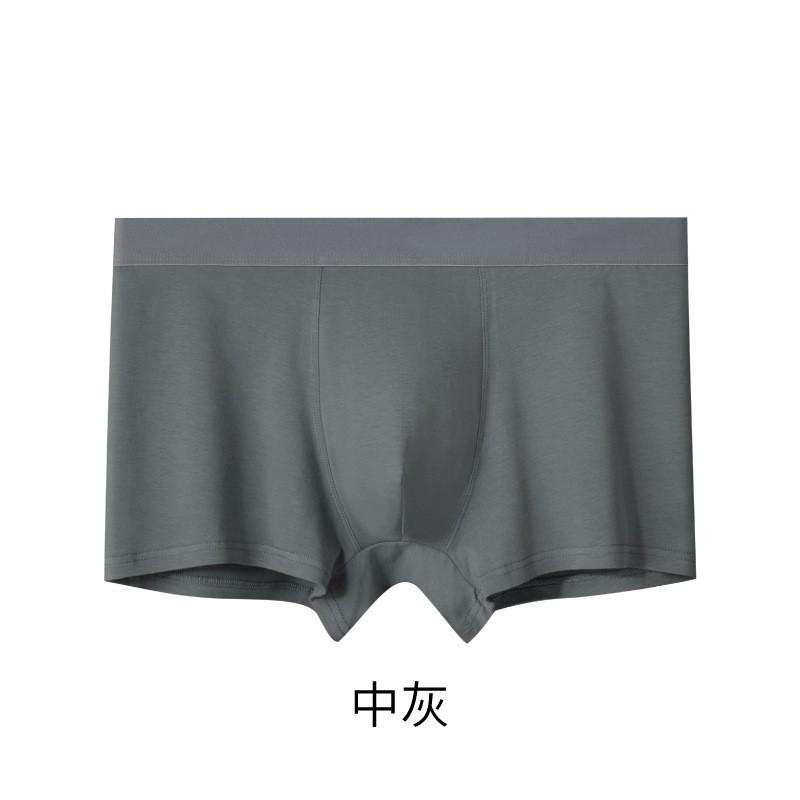 Men's Underwear Men's Pure Cotton Antibacterial Boxer Shorts Summer Men's Breathable Shorts Plus Size Four Cornered Shorts Head