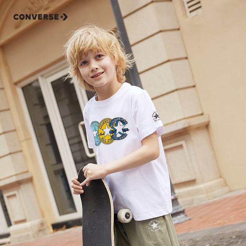 Converse Kids  Colorblock Star Logo Breathable T-shirt M