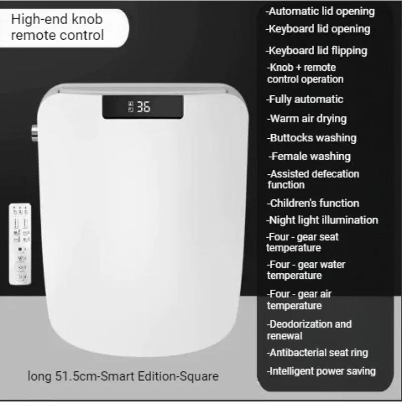 Smart Automatic Bidet Toilet Seat with Heating Function - Universal Fit for U-Shaped & D-Shaped Toilets