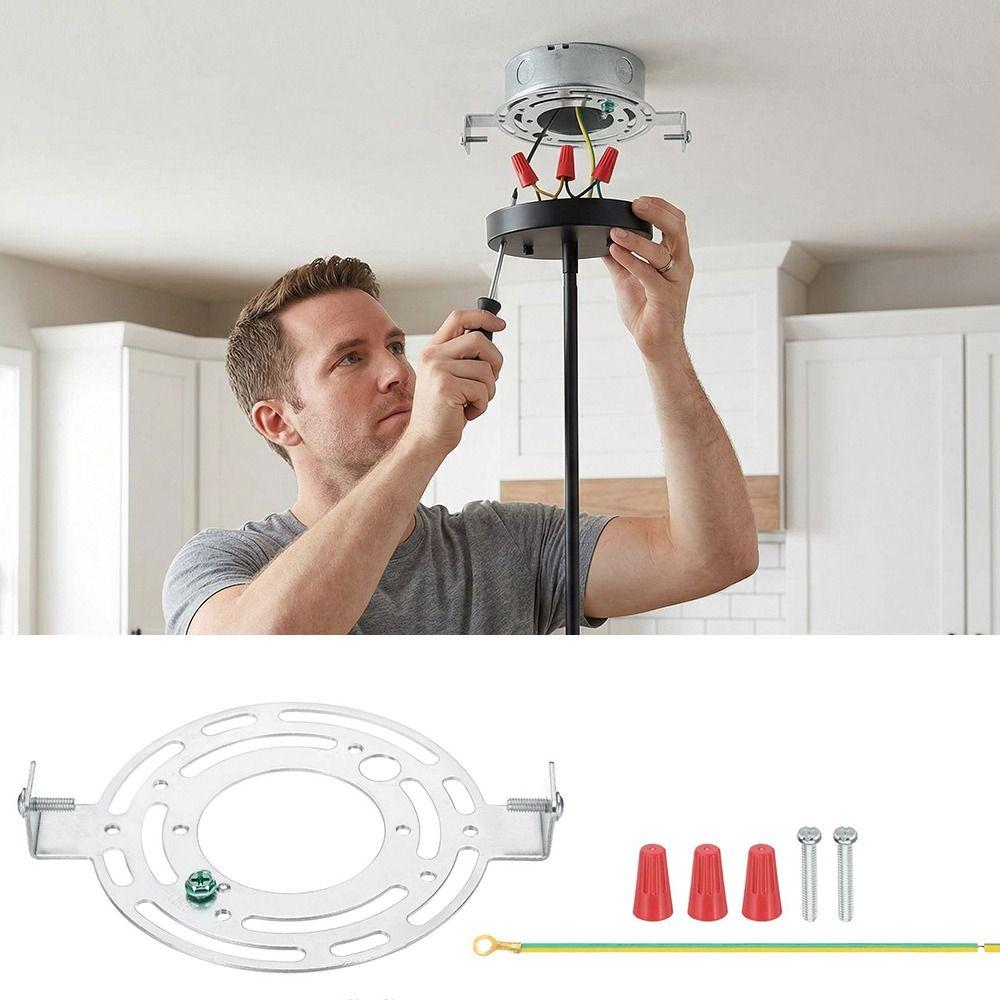 115 Mm Light Crossbar 4.5 Inch Universal Mounting Kit Ceiling Plate  Ceiling Lighting