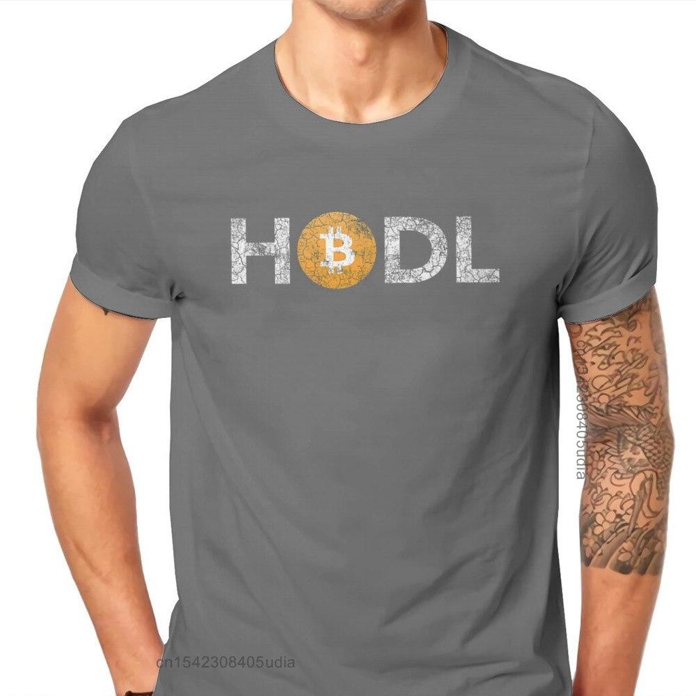 Bitcoin Cryptocurrency Meme Vintage Hodl T Shirt Vintage Goth Summer Loose Cotton Mens Camisa Streetwear Harajuku ONeck Tshirt