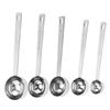 High-quality Stainless Steel Measuring Spoon Blending 5/10/15/20/30ML Coffee Scoop Thicken Powder Spoon Coffee