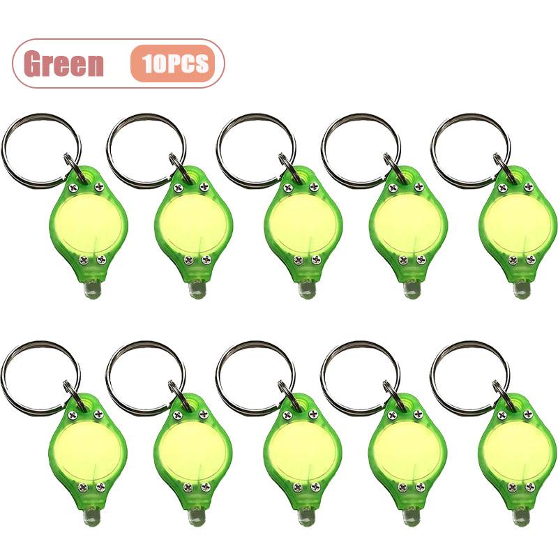 1-10PCS Portable UV Keychain Light Mini LED Flashlight for Counterfeit Money Detection  Outdoor Camping Emergency Tool
