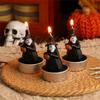 Halloween Candle Decorations Festival Party Layout Funny Pumpkins Skulls Small Candle Photo Props Candle