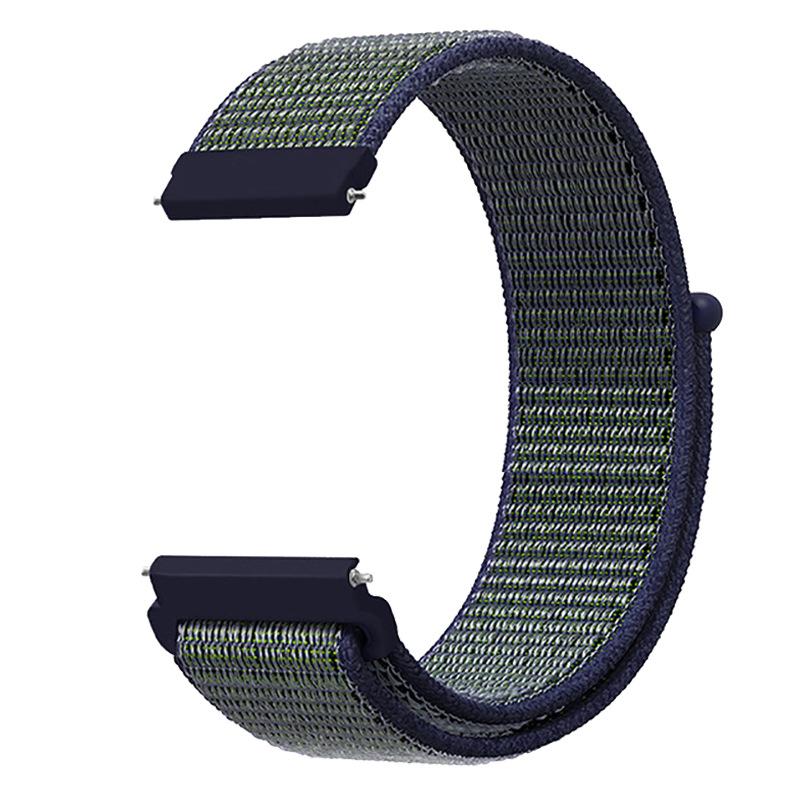 20mm 22mm Nylon Loop Band for Samsung Galaxy Watch 7/6/Classic/5/4/3/Gear S3 Wristband Huawei Watch 4/GT-2-3-Pro/Amazfit GTR/GTS