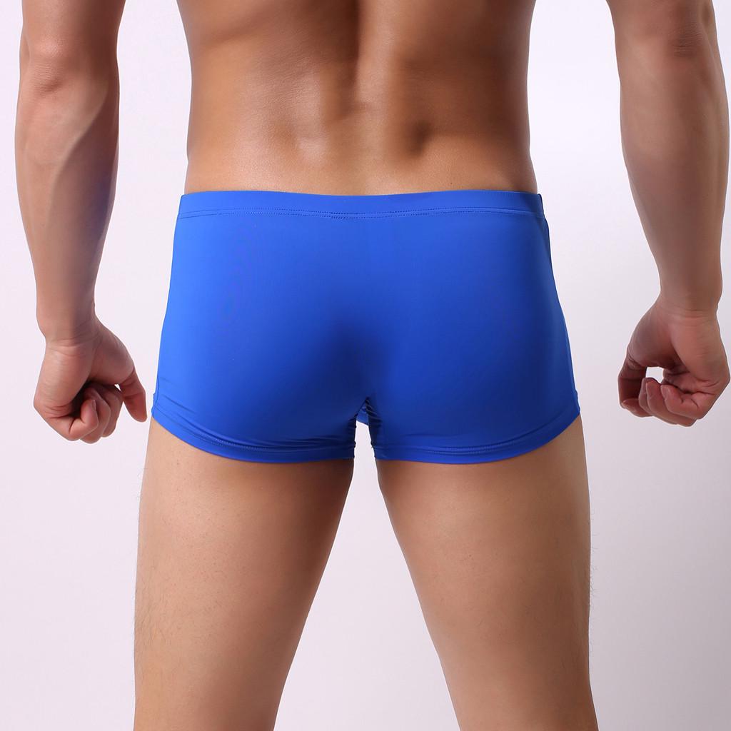 Men's New Ice-Threaded Bullet Sexy Breathable Elephant Nose Underwear