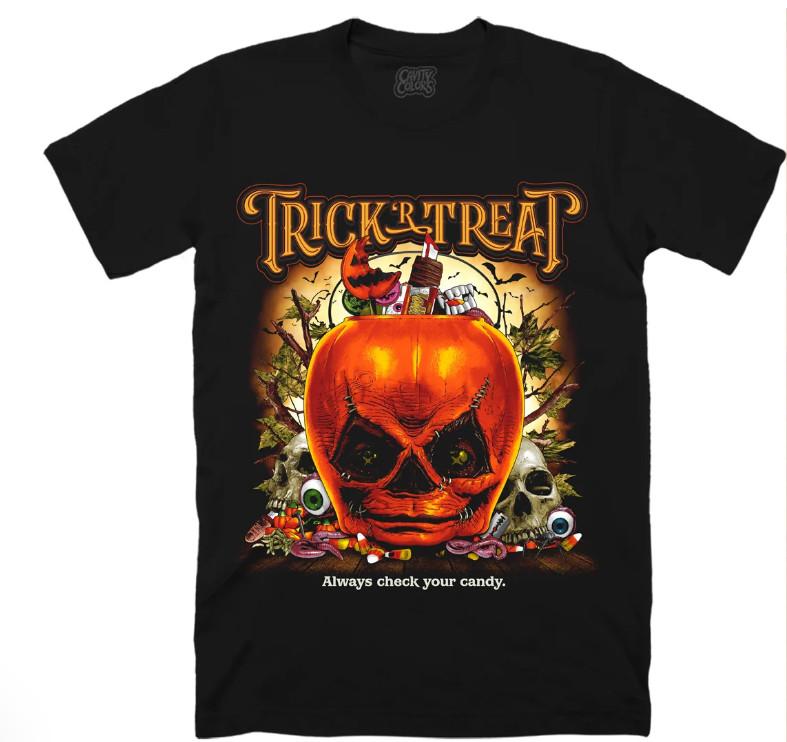 Trick Or Treat Halloween night Unisex Black Men's T-Shirt