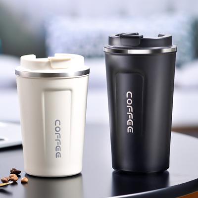 Caneca térmica de café de aço inoxidável, garrafa térmica à prova de vazamento, garrafa térmica de viagem, garrafa térmica a vácuo, copo isolado, garrafa de água
