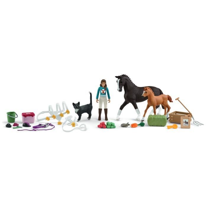 Calendrier de l'avent horse club, schleich 99092 club, 24 super surprises pour les fans de chevaux