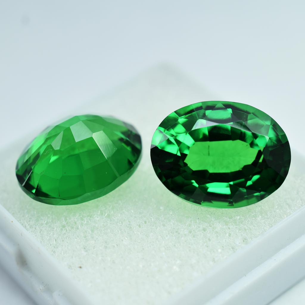 Natural Tsavorite Green Garnet Oval Cut 8 To 10 Ct Certified Loose Gemstones