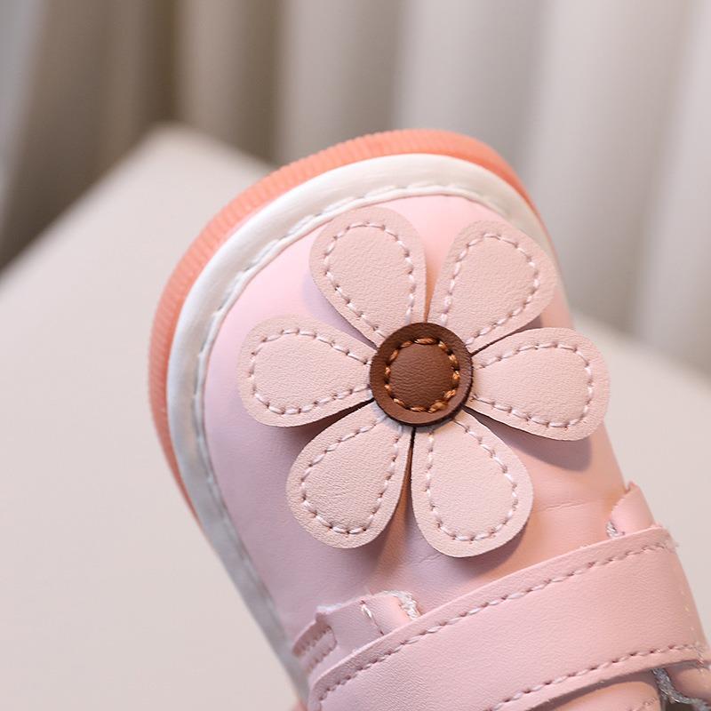 Spring/Autumn Baby Girl Single Shoes 0-1-2 Years Old, Squeaky Shoes That Make Sound, Infant Walking Shoes, Cute Princess Shoes.