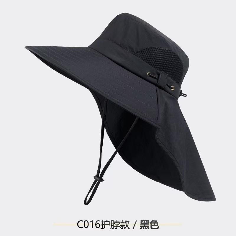 New Outdoor Summer Sun Protection Hat, UV Protection Bucket Hat Women's High-end Sense Hat Direct Supply