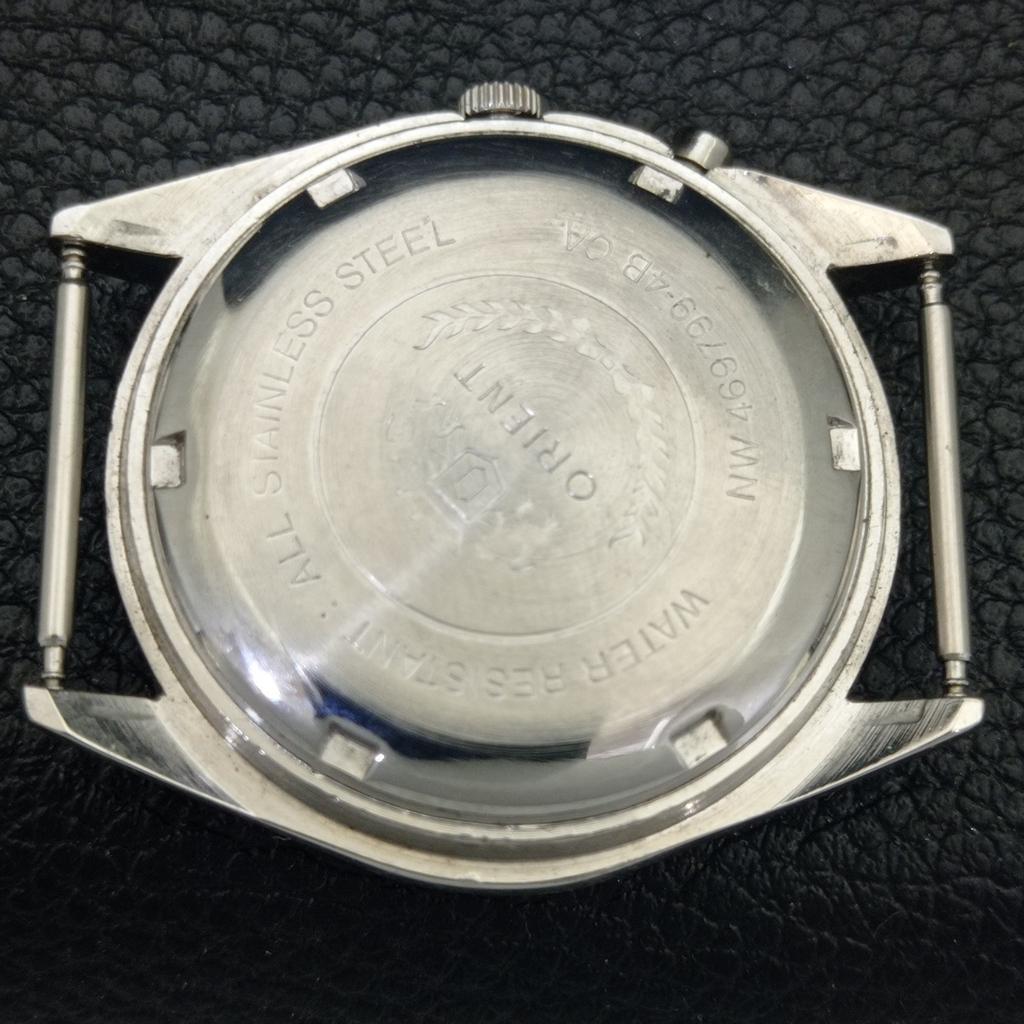 AUTOMATICKÉ VINTAGE ORIENT CRYSTAL JAPONSKO 46941 PÁNSKÉ HODINKY S BÍLÝM CIFERNÍKEM a703326-1 R213b-a703326