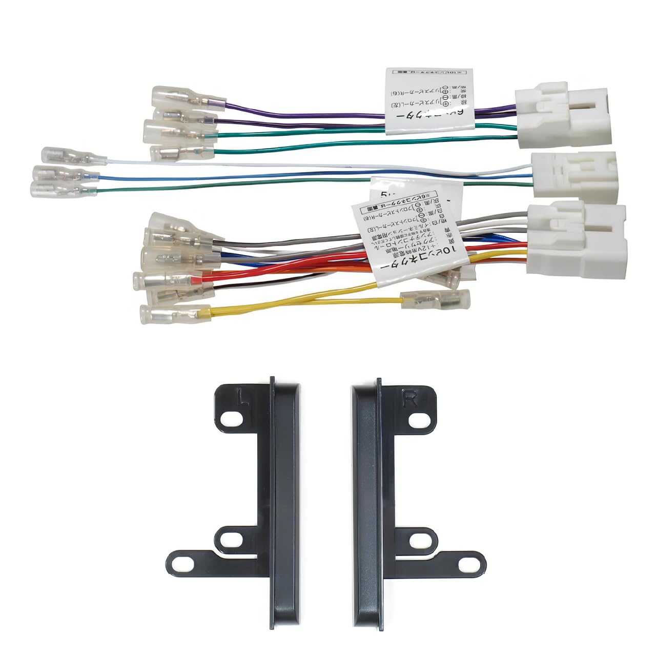 

BeatSonic Navigation Wiring Connector for Vehicle Wide DIN Side Panel Easy Installation Toyota/Daihatsu Vehicles, BH4 10P+6P+5P, чёрный