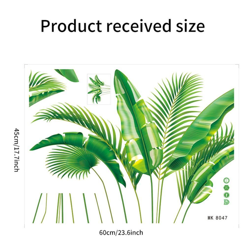 

Self-adhesive Green Plant Potted Wall Sticker PVC Decoration Mural Wall Decals Background Wall G