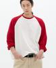 BRENSON Slub Overlayer Raglan T-Shirt (Purple)
