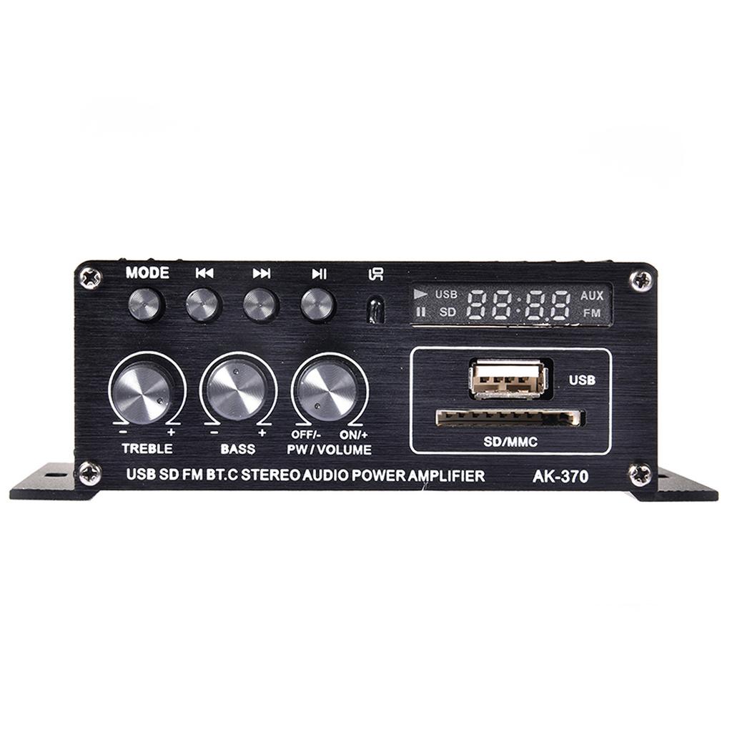 DC12V Amplifier HiFi Car Stereo Music Receiver FM MP3 Power Amplifier