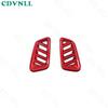 Dashboard L&R Air Outlet Vent Cover For Nissan Sentra Sylphy -24 Bright Red