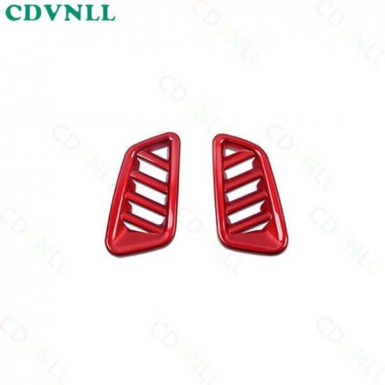 Dashboard L&R Air Outlet Vent Cover For Nissan Sentra Sylphy -24 Bright Red