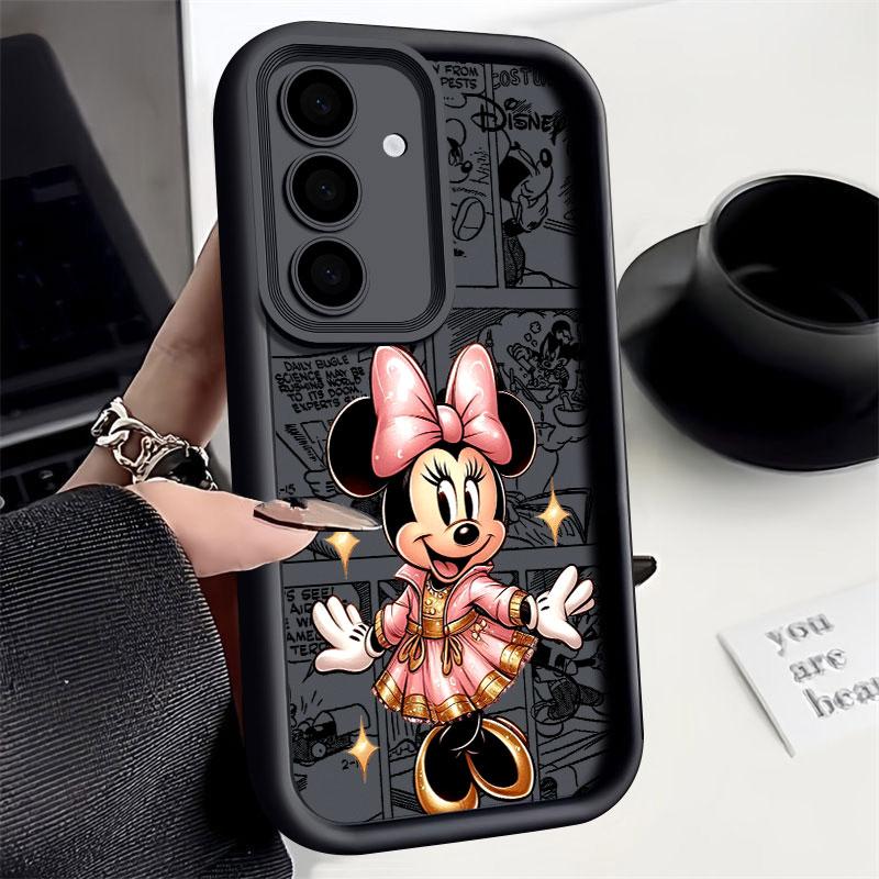 Minnie Mouse Disney Cartoon S26Ultra Case For Samsung Galaxy S26 S25 S24 S22 S23 Ultra S21 Plus S20 S25 FE Protection Soft Cover