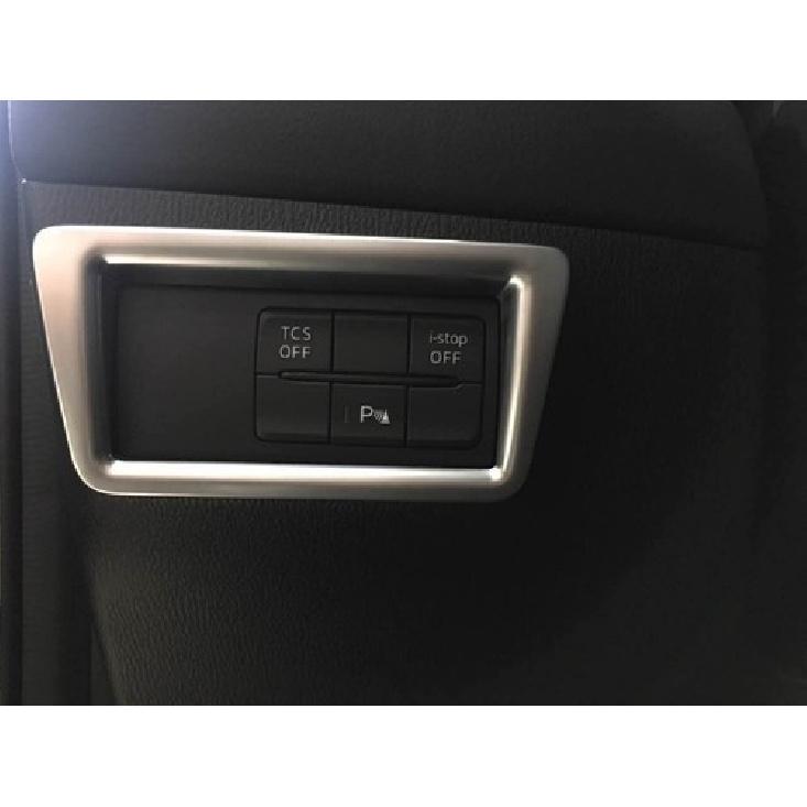 Interior Headlight Adjust Control Cover Trim for 2017- Mazda CX-5 Matte ABS